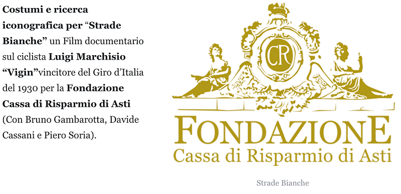 Strade bianche Costume Design