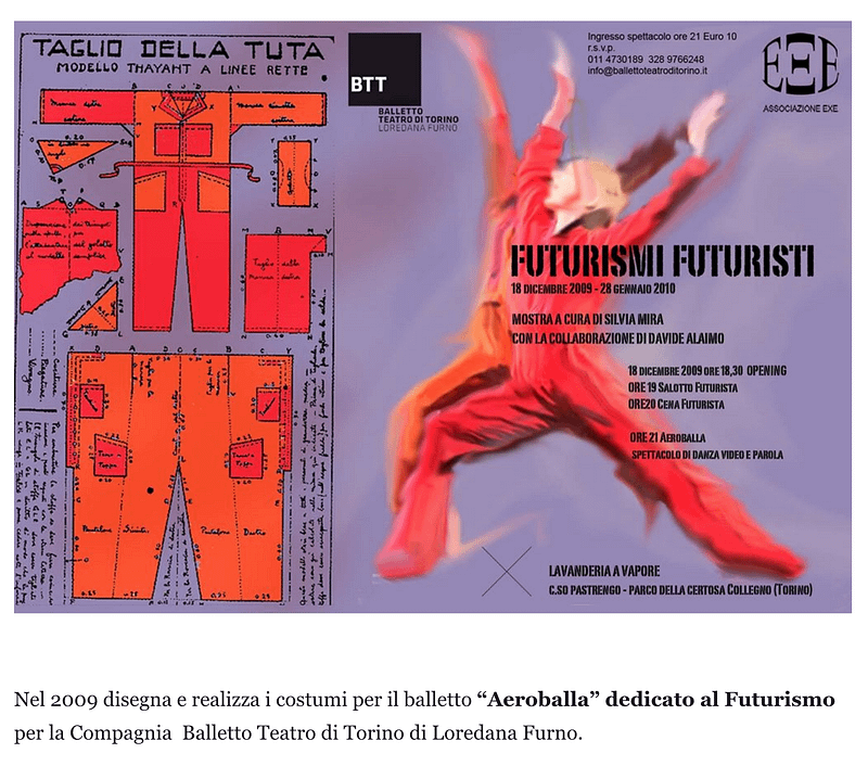 Aeroballa costume design