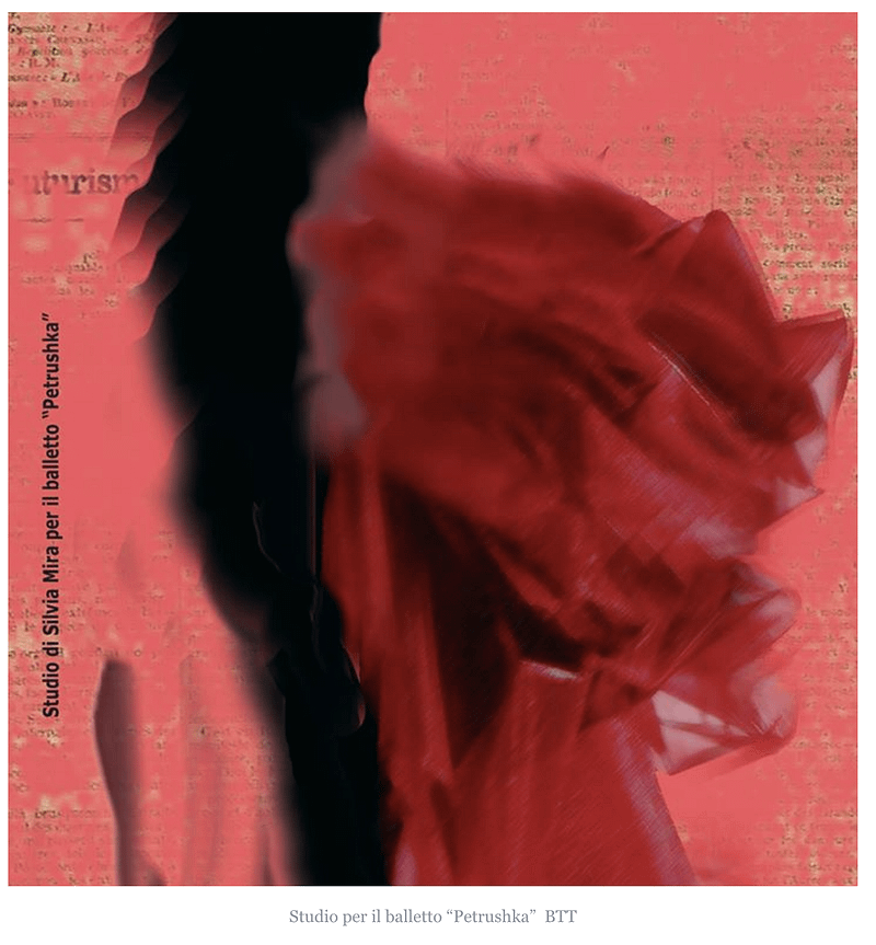 Studio sui costumi per “Didone e Enea” e “Petrushka” BTT